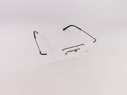 iDom Eyeglasses Farenheit Rimless Rectangle Specs For Men 179737