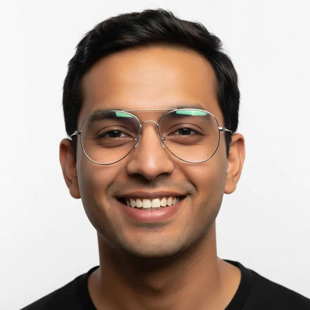 iDom Eyeglasses Full Frame Aviator Specs For Men 115860