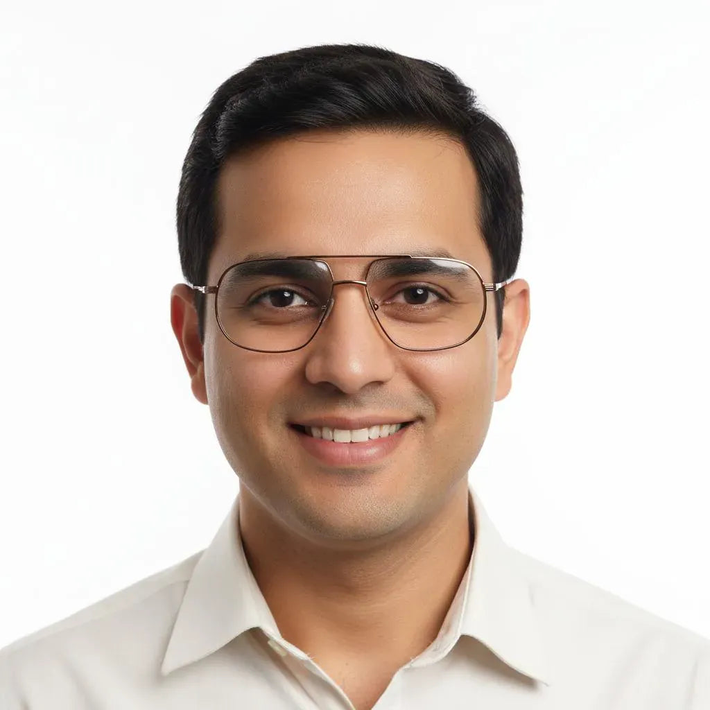 iDom Eyeglasses Full Frame Aviator Specs For Men 330836