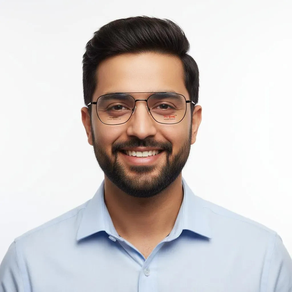 iDom Eyeglasses Full Frame Aviator Square Specs For Men 333253