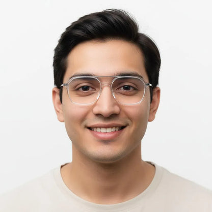 iDom Eyeglasses Full Frame Aviator Square Specs For Men 343777