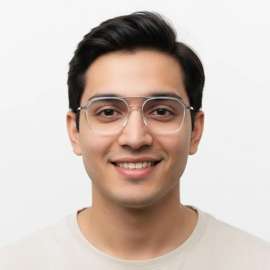 iDom Eyeglasses Full Frame Aviator Square Specs For Men 343777