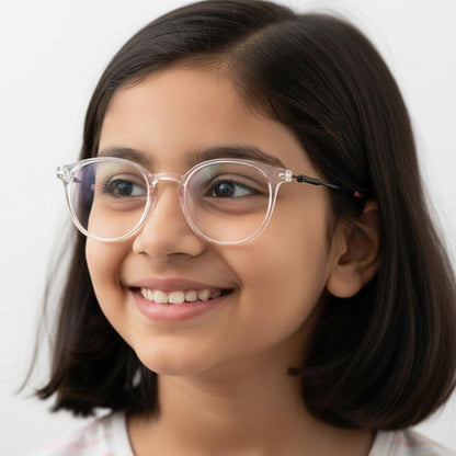 iDom Eyeglasses Full Frame Cat Eye Specs For Kids 285742