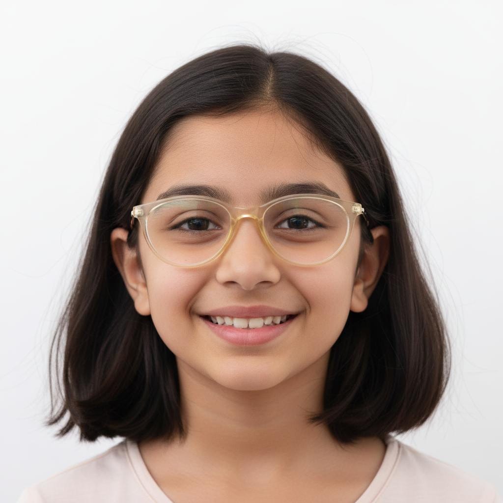 iDom Eyeglasses Full Frame Cat Eye Specs For Kids 504719