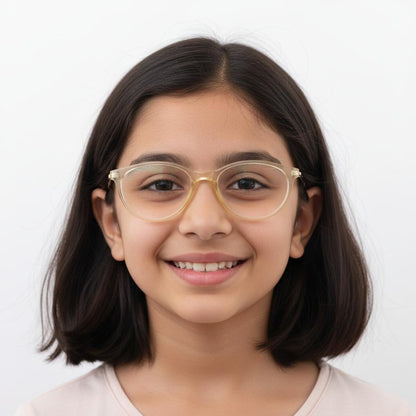 iDom Eyeglasses Full Frame Cat Eye Specs For Kids 504719