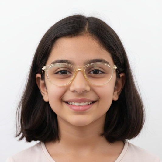 iDom Eyeglasses Full Frame Cat Eye Specs For Kids 504719