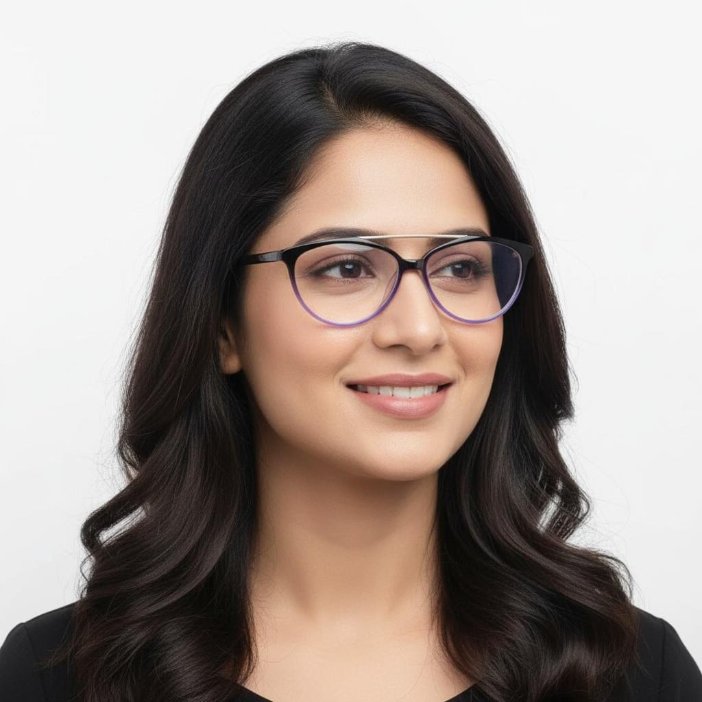 iDom Eyeglasses Full Frame Cat-Eye Specs For Women 159318