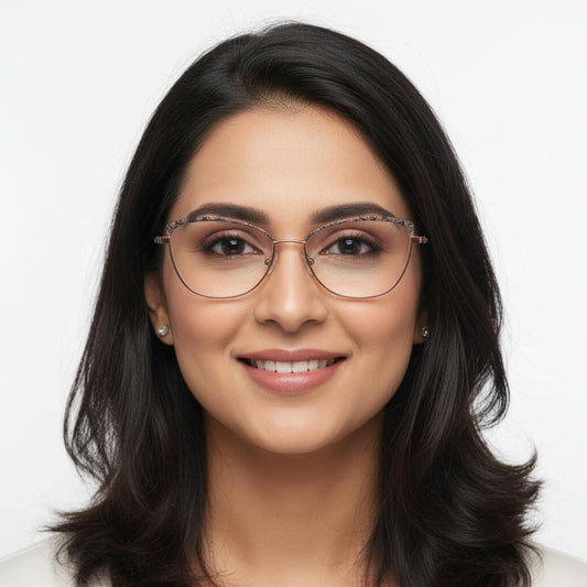 iDom Eyeglasses Full Frame Cat-Eye Specs For Women 274119