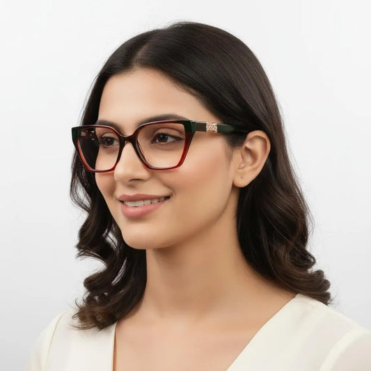 iDom Eyeglasses Full Frame Cat-Eye Specs For Women 307101