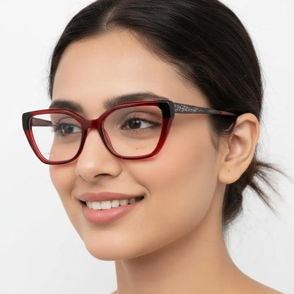 iDom Eyeglasses Full Frame Cat-Eye Specs For Women 368329