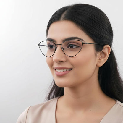 iDom Eyeglasses Full Frame Cat-Eye Specs For Women 487864