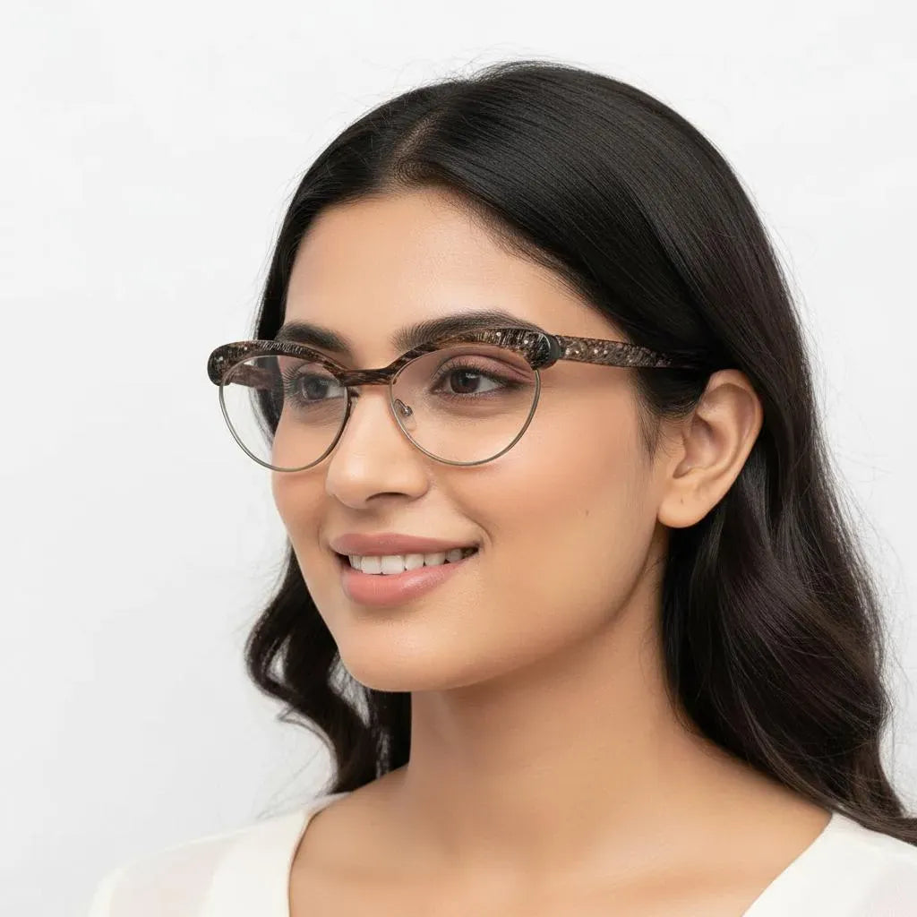 iDom Eyeglasses Full Frame Cat-Eye Specs For Women 561820