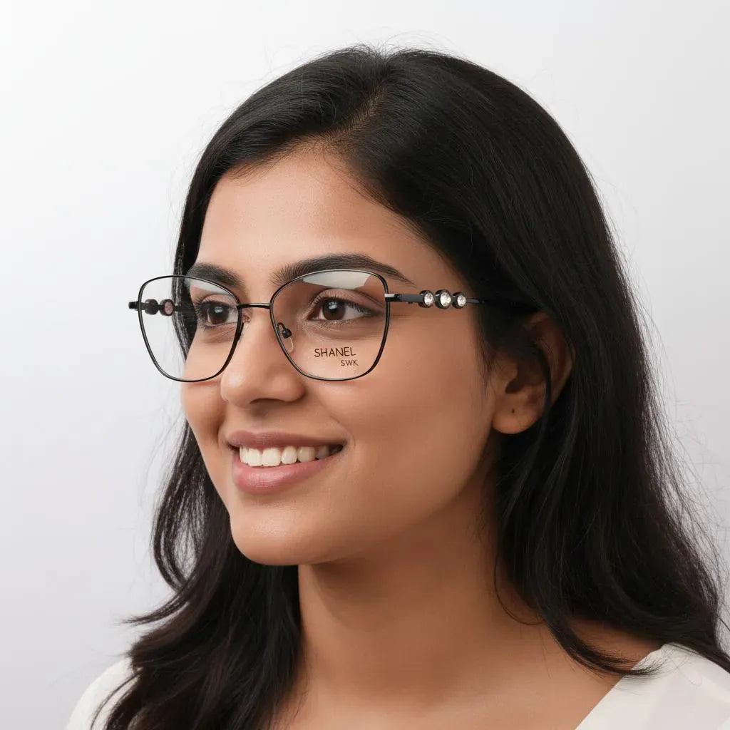 iDom Eyeglasses Full Frame Cat Squared Shape For Women 358828