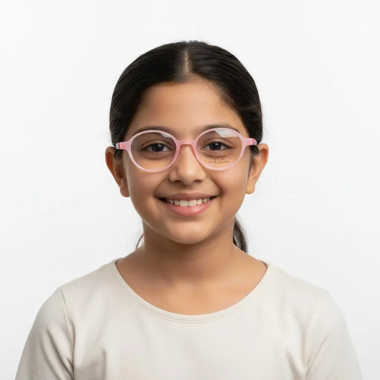 iDom Eyeglasses Full Frame Flexible Oval Shape For Kids 326184