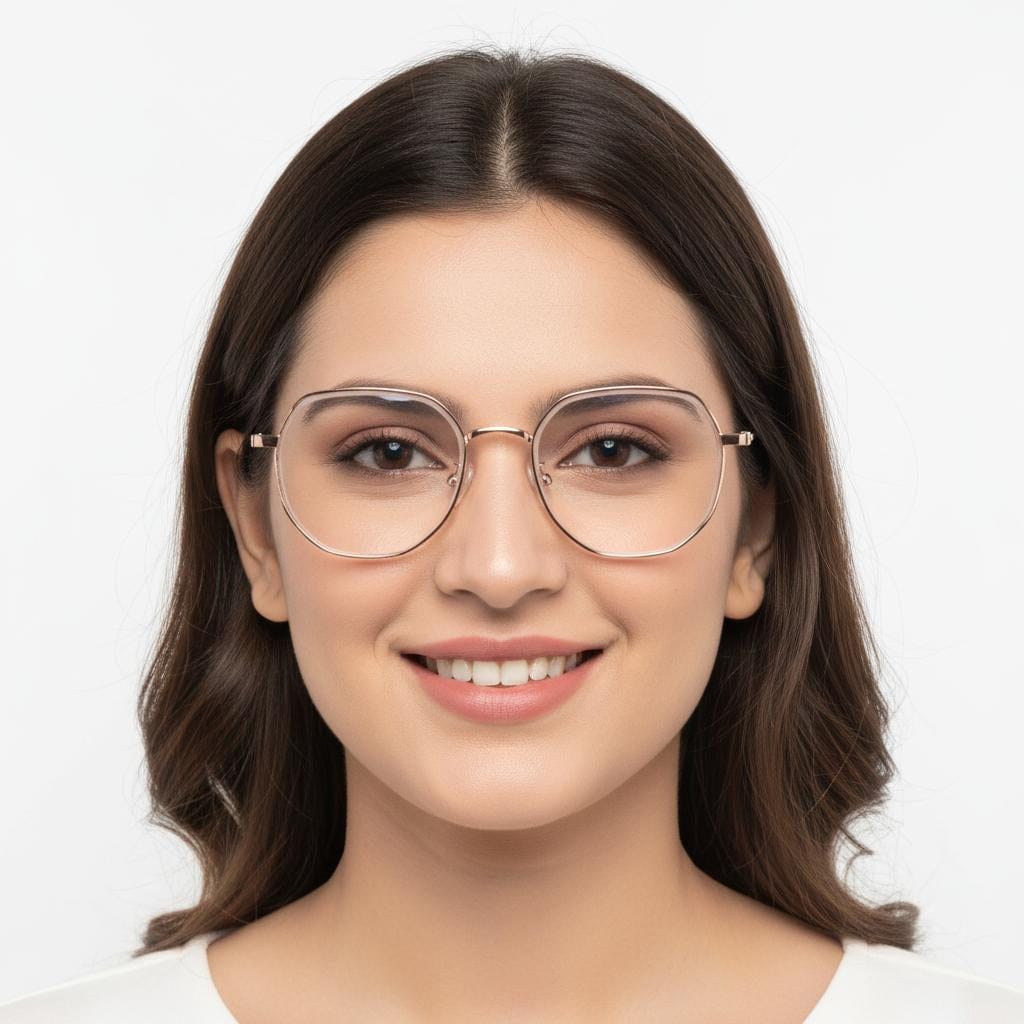 iDom Eyeglasses Full Frame Geometric Specs For Women 195010