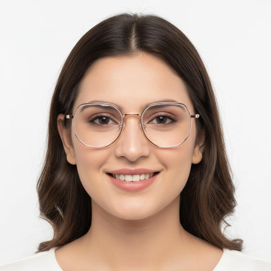 iDom Eyeglasses Full Frame Geometric Specs For Women 195010