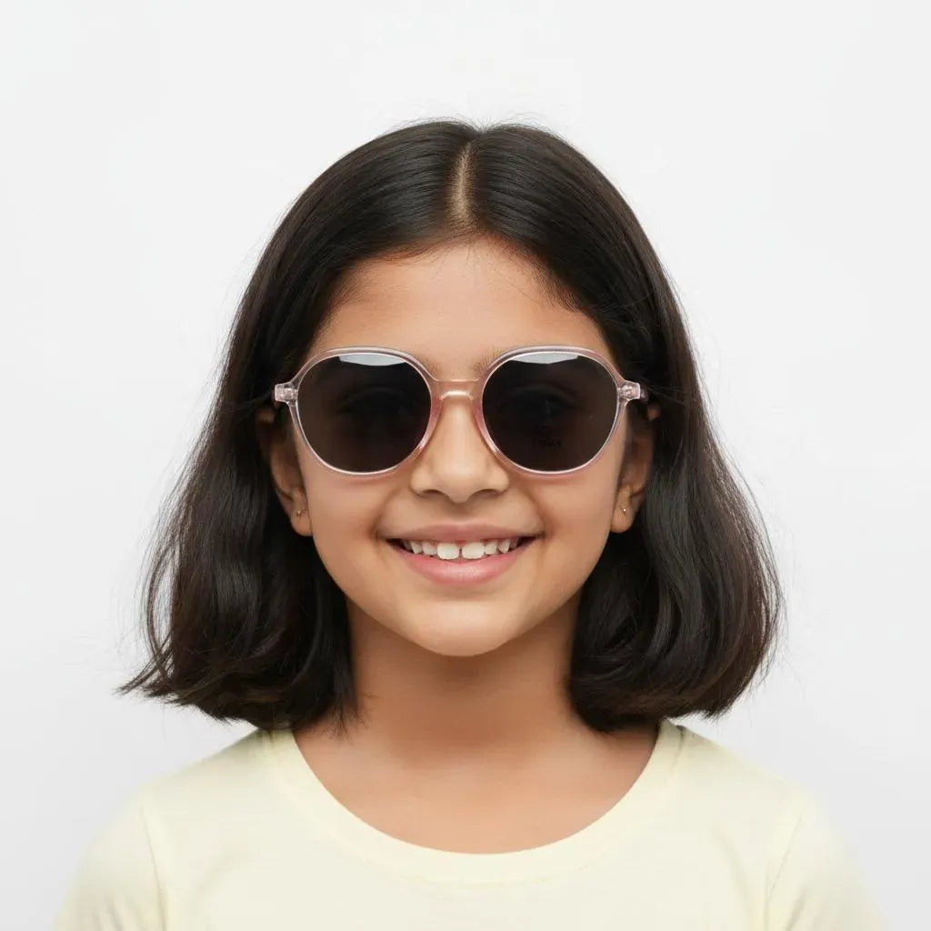 iDom Eyeglasses Full Frame Hexa Clip on Specs For Kids 119126