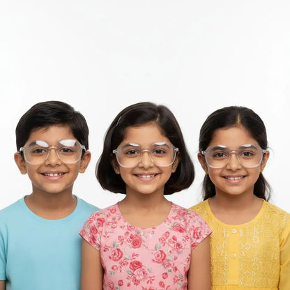 iDom Eyeglasses Full Frame Hexa Clip on Specs For Kids 236633