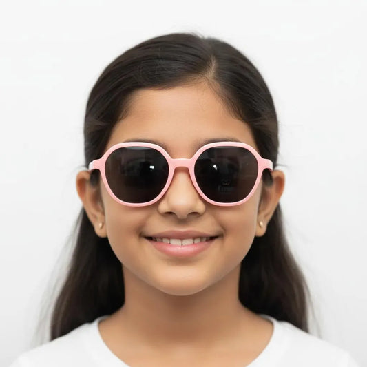 iDom Eyeglasses Full Frame Hexa Clip on Specs For Kids 599133