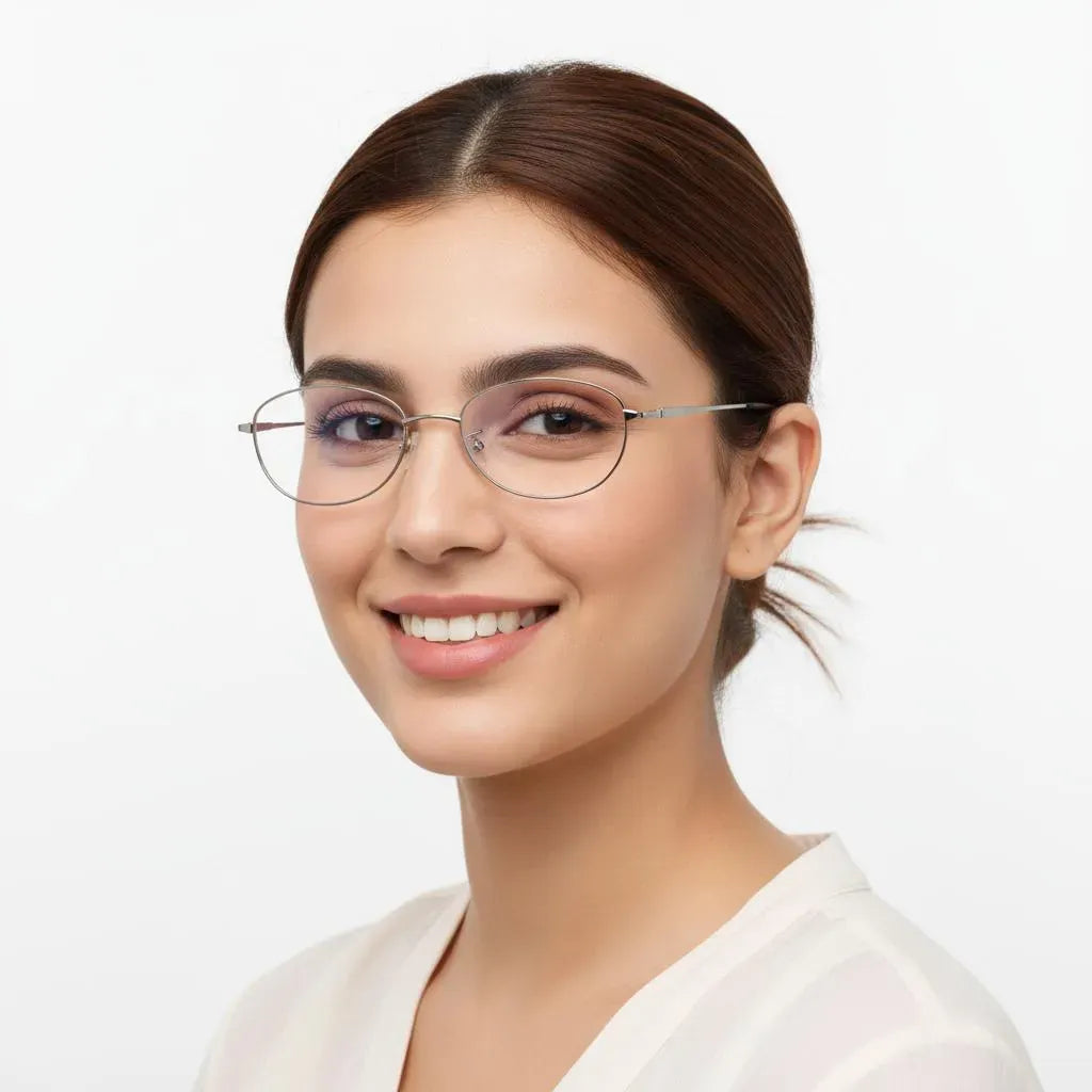 iDom Eyeglasses Full Frame Oval Specs For Women 127679