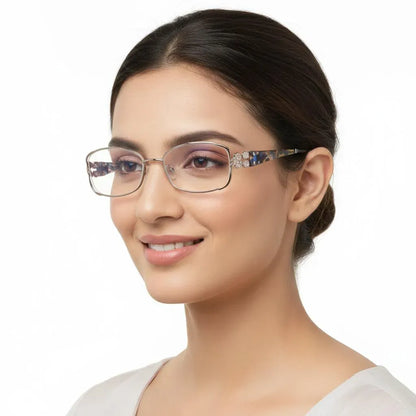 iDom Eyeglasses Full Frame Oval Specs For Women 256787