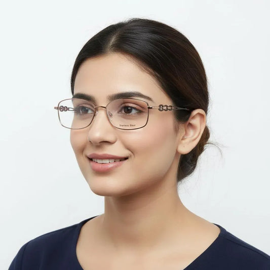 iDom Eyeglasses Full Frame Oval Specs For Women 265575