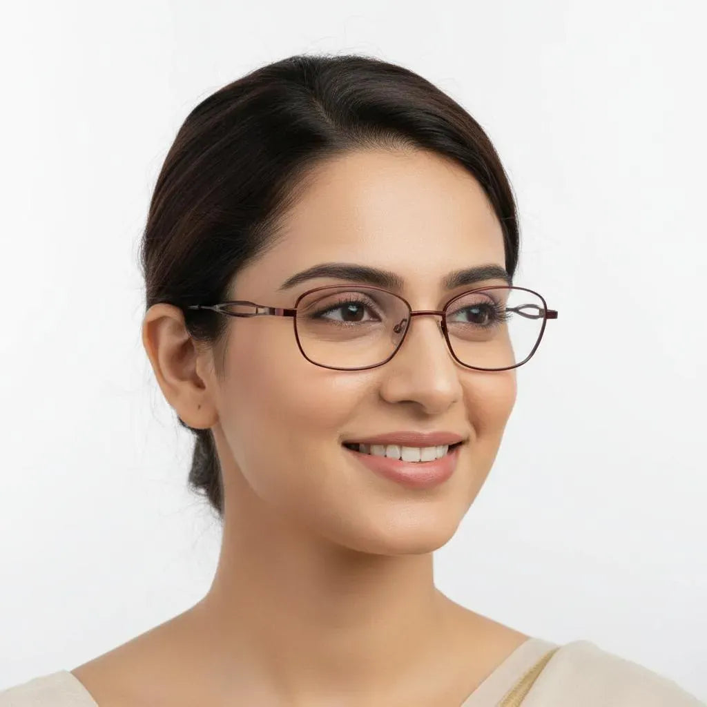 iDom Eyeglasses Full Frame Oval Specs For Women Charlotte06