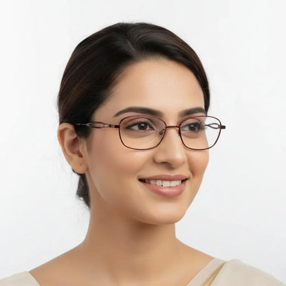 iDom Eyeglasses Full Frame Oval Specs For Women Charlotte06