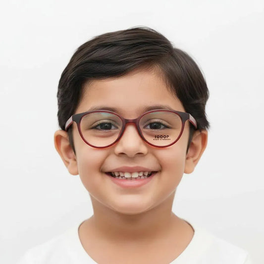 iDom Eyeglasses Full Frame Pento Round Shape For Kids 162121