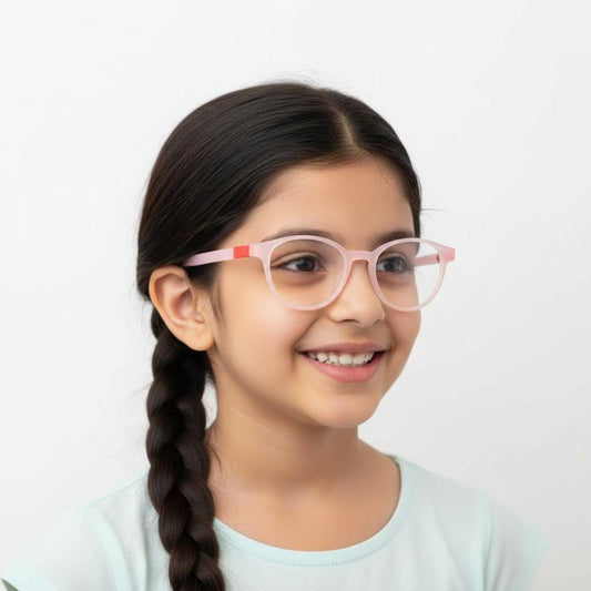iDom Eyeglasses Full Frame Pento Round Shape For Kids 241929