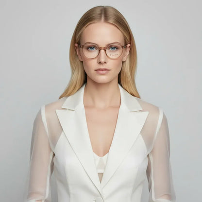 iDom Eyeglasses Full Frame Pento Shape For Women TB17425