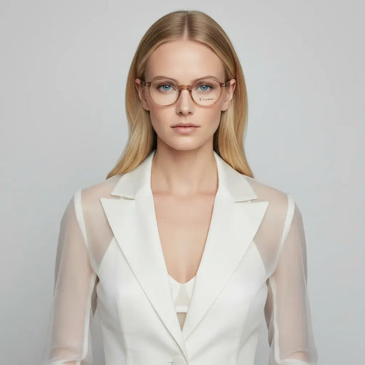 iDom Eyeglasses Full Frame Pento Shape For Women TB17425