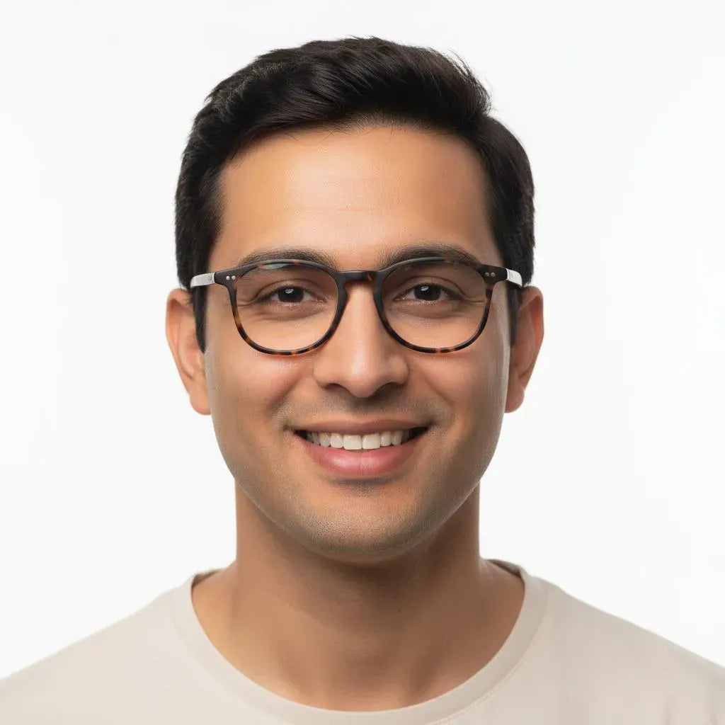 iDom Eyeglasses Full Frame Pento Specs For Men 102388