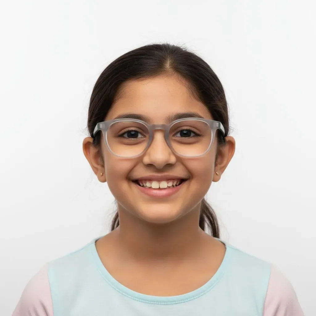 iDom Eyeglasses Full Frame Pento Square Shape For Kids 230905