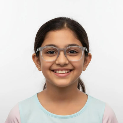 iDom Eyeglasses Full Frame Pento Square Shape For Kids 230905