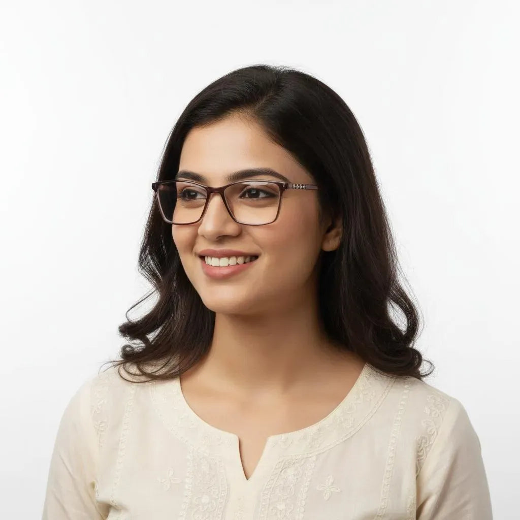 iDom Eyeglasses Full Frame Rectangle Shape For Women 131289