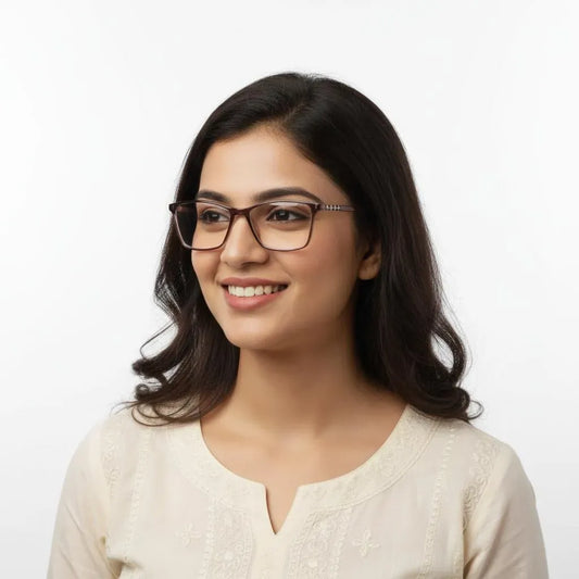 iDom Eyeglasses Full Frame Rectangle Shape For Women 131289