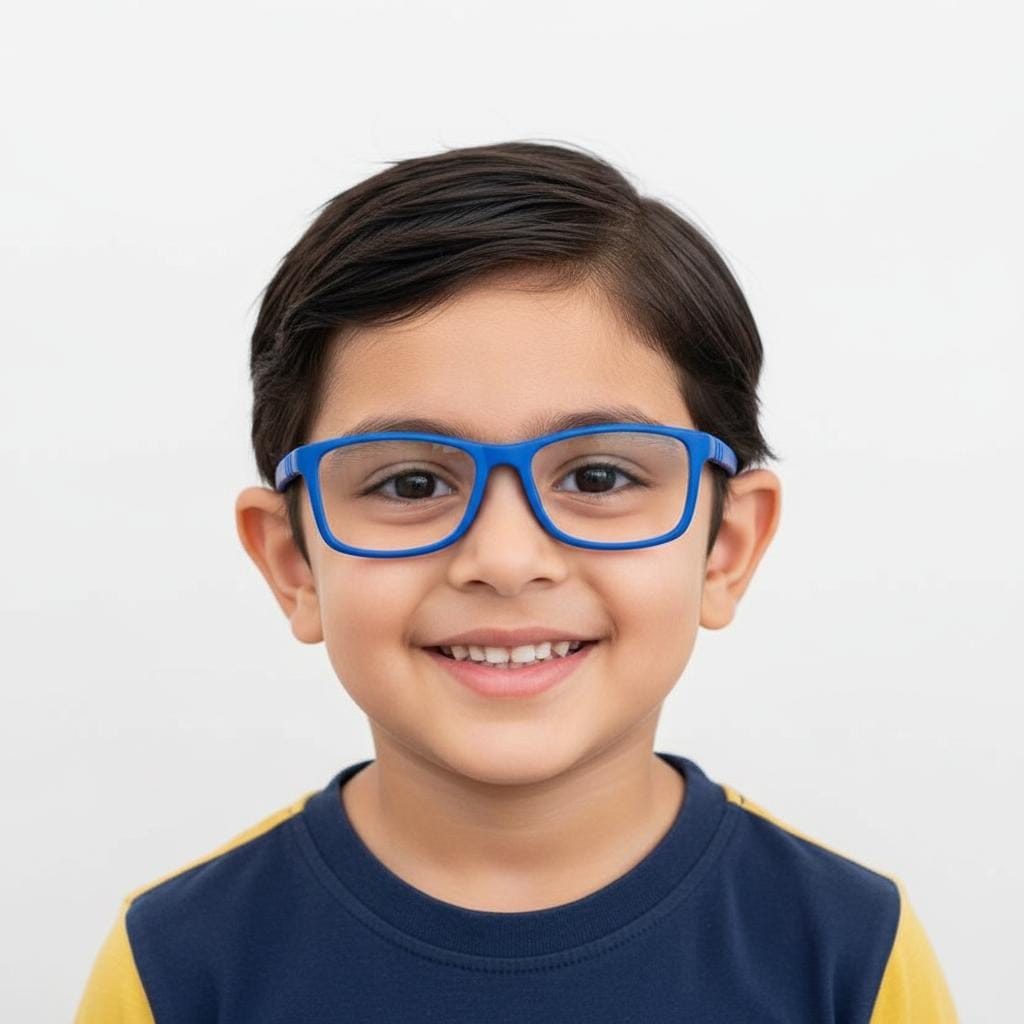 iDom Eyeglasses Full Frame Rectangle Specs For Kids 5306P