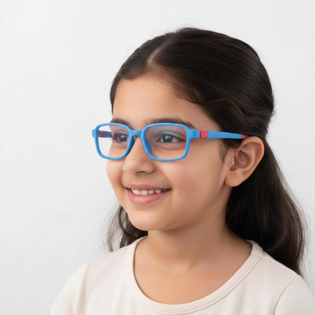 iDom Eyeglasses Full Frame Rectangle Specs For Kids 624178
