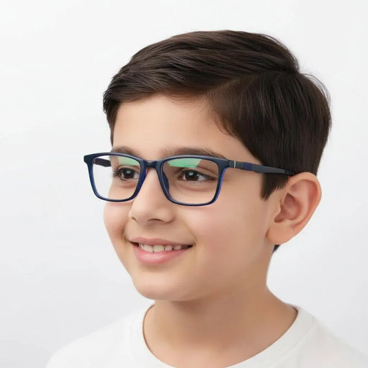 iDom Eyeglasses Full Frame Rectangle Specs For Kids C12BV