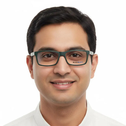 iDom Eyeglasses Full Frame Rectangle Specs For Men 148382