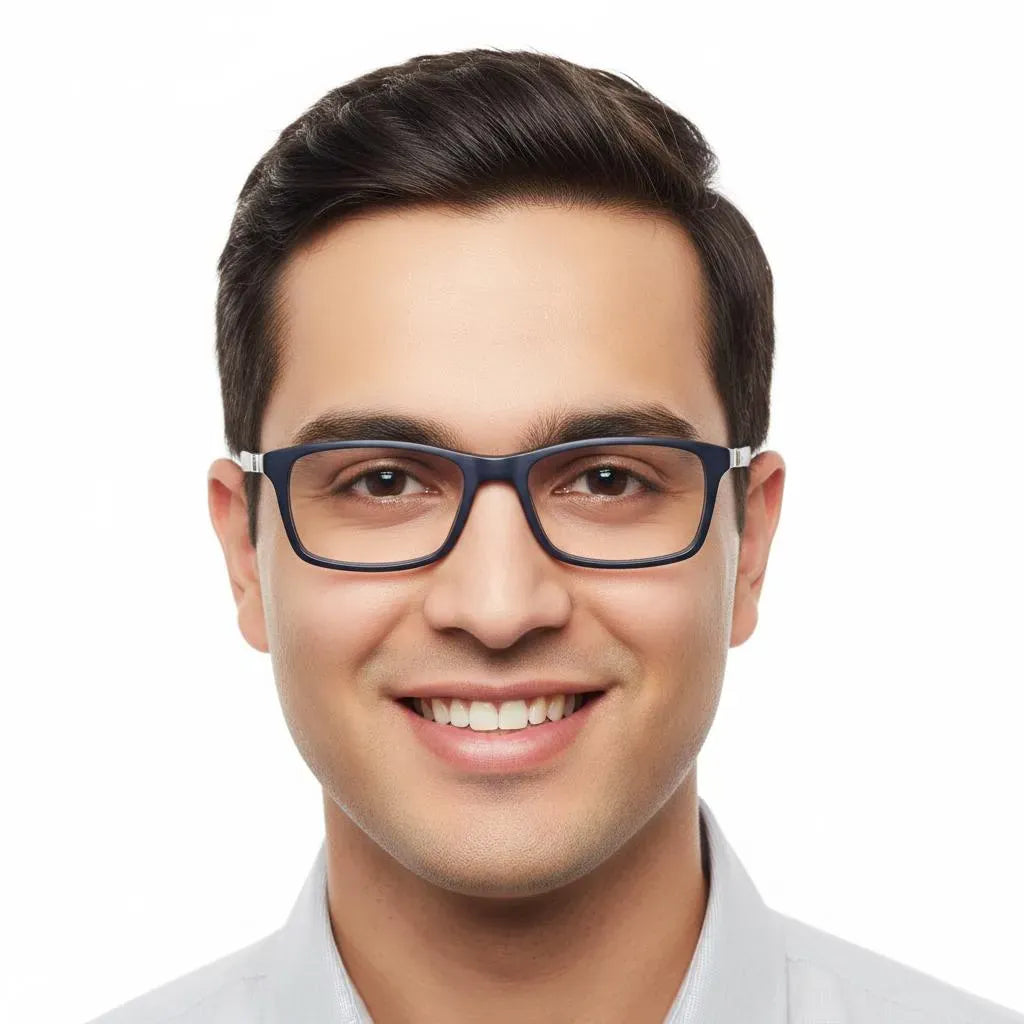 iDom Eyeglasses Full Frame Rectangle Specs For Men 160078