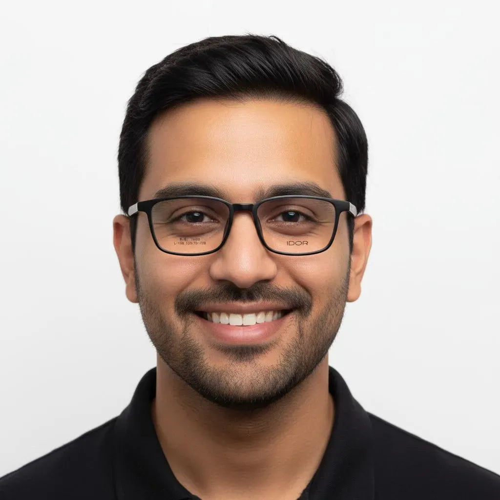 iDom Eyeglasses Full Frame Rectangle Specs For Men 192056