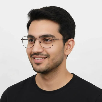 iDom Eyeglasses Full Frame Rectangle Specs For Men 236151