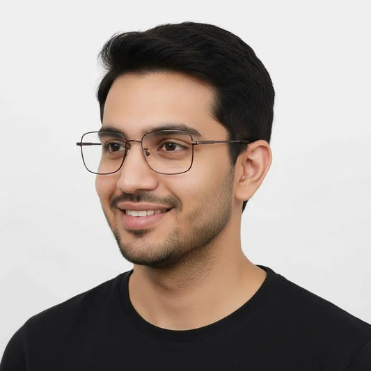 iDom Eyeglasses Full Frame Rectangle Specs For Men 236151