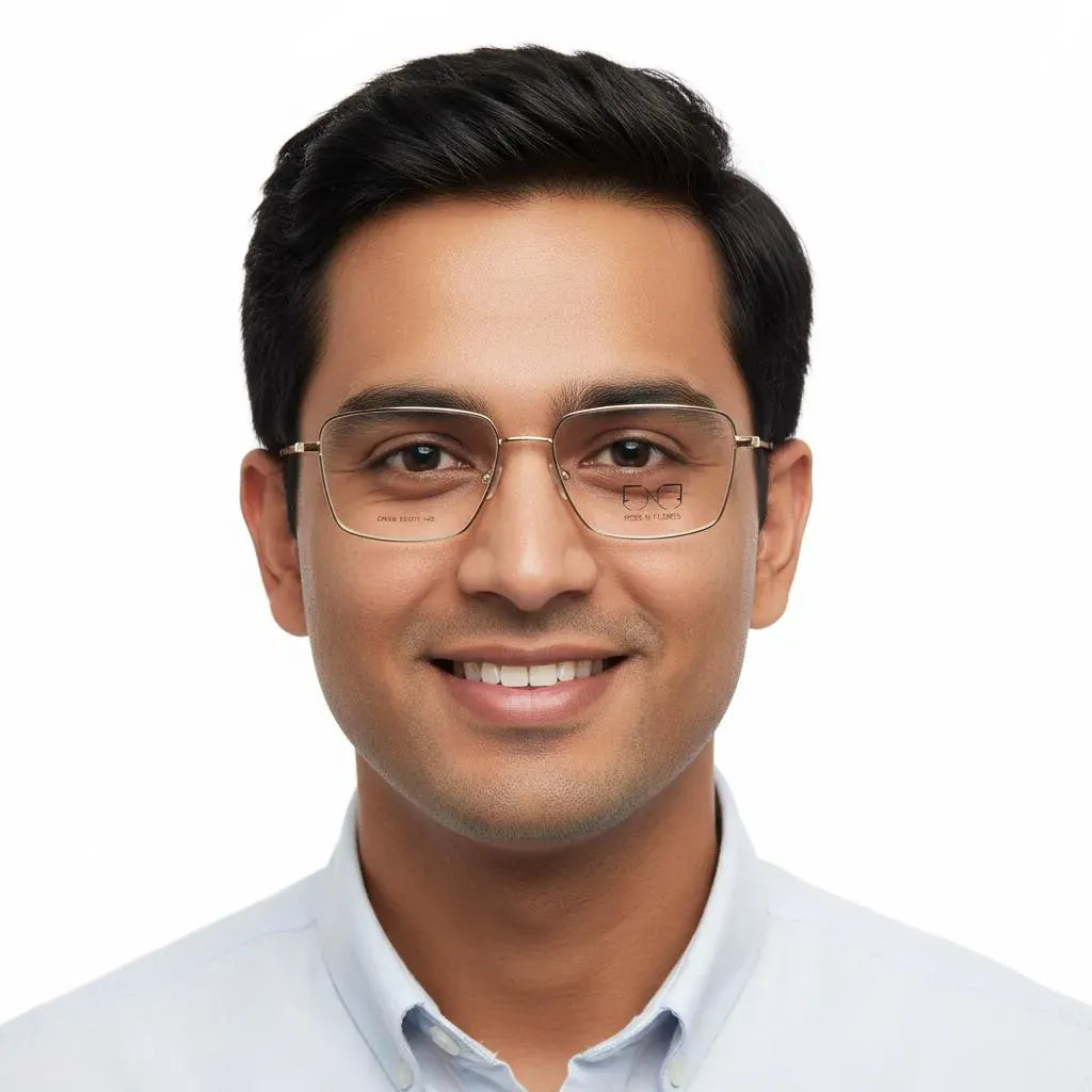 iDom Eyeglasses Full Frame Rectangle Specs For Men 257690