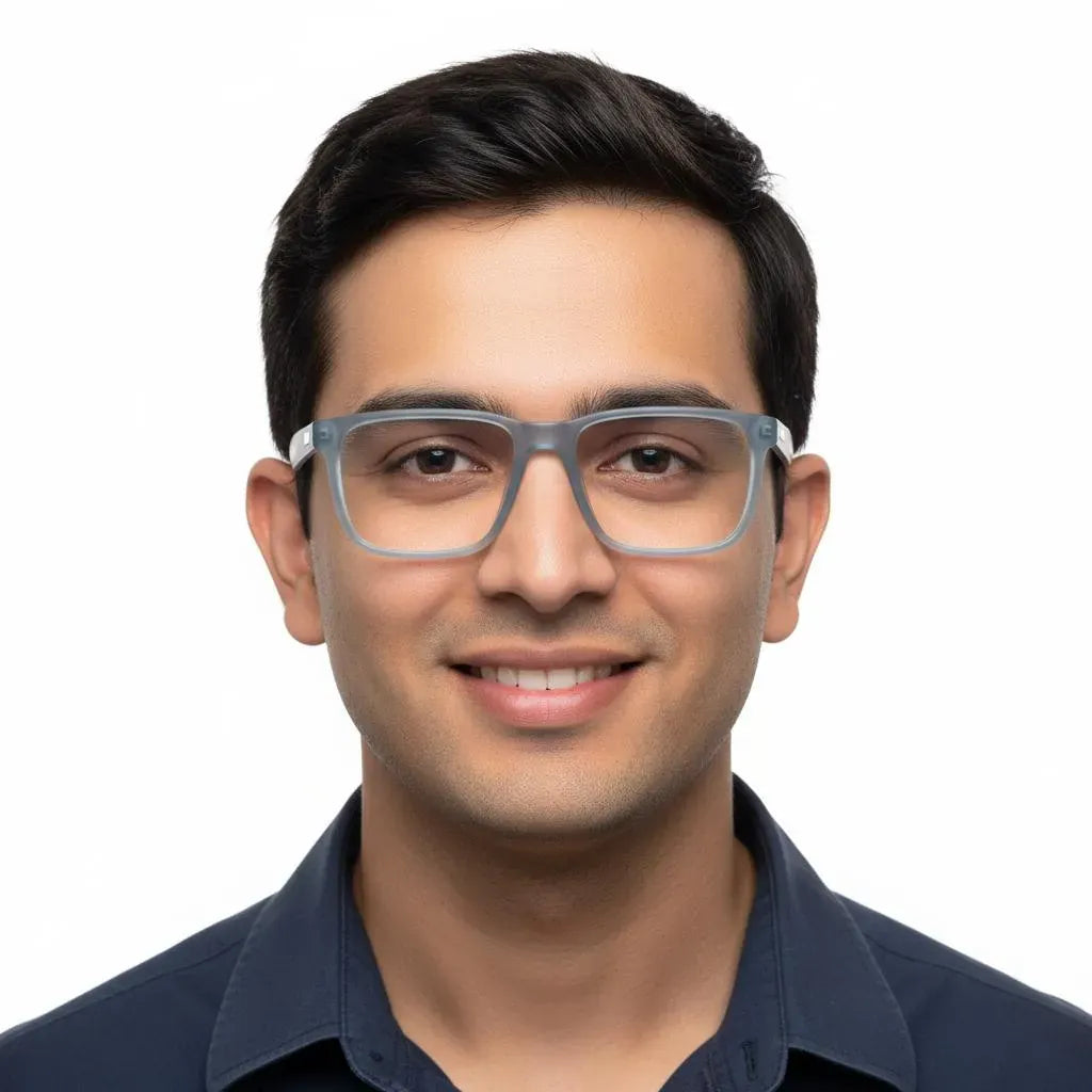 iDom Eyeglasses Full Frame Rectangle Specs For Men 258383