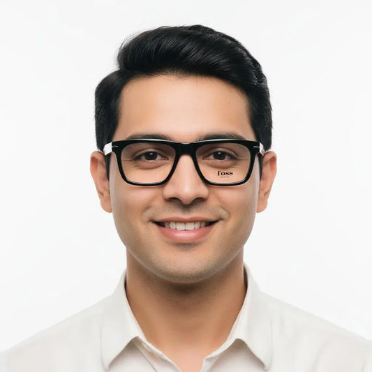 iDom Eyeglasses Full Frame Rectangle Specs For Men 260875