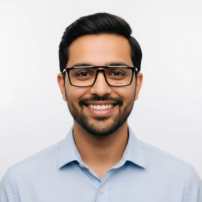 iDom Eyeglasses Full Frame Rectangle Specs For Men 263083