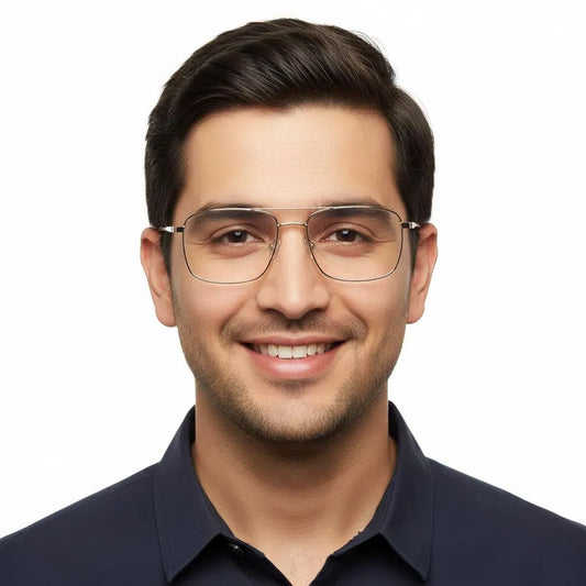 iDom Eyeglasses Full Frame Rectangle Specs For Men 263448